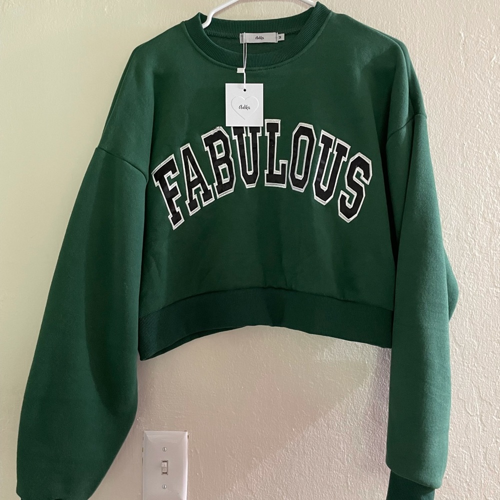 Adika oversized cropper sweatshirt